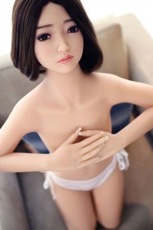 135cm (4ft3) Mini Silicone Doll with Asian Features and Big Black Eyes - Emily - Image 13