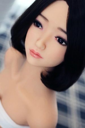 135cm (4ft3) Mini Silicone Doll with Asian Features and Big Black Eyes - Emily - Image 11