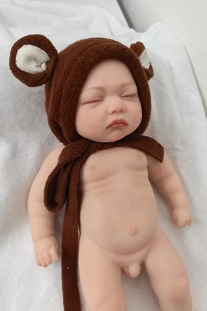 40cm (1.31ft) Realistic Silicone Mini Figure – Aaron | Cute Handcrafted Collectible Doll with Lifelike Details (Non-Functional Display Model) - Image 7