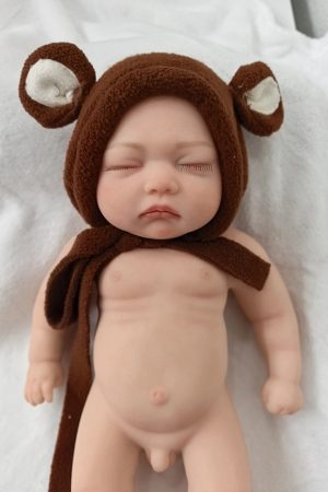 40cm (1.31ft) Realistic Silicone Mini Figure – Aaron | Cute Handcrafted Collectible Doll with Lifelike Details (Non-Functional Display Model) - Image 6