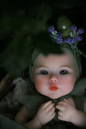 40cm (1.31ft) Realistic Silicone Mini Doll – Madeline | Cute Handcrafted Display Figure with Lifelike Details (Non-Functional Collectible) - Image 8