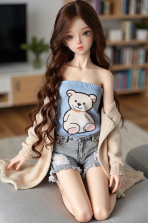 60cm (1.97ft) Petite Anime Doll – Cherry with Adorable Face, Soft TPE Skin & Realistic Details | Lifelike Collectible Companion Figure - Image 8