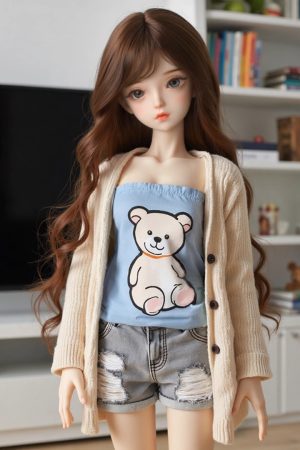 60cm (1.97ft) Petite Anime Doll – Cherry with Adorable Face, Soft TPE Skin & Realistic Details | Lifelike Collectible Companion Figure - Image 5
