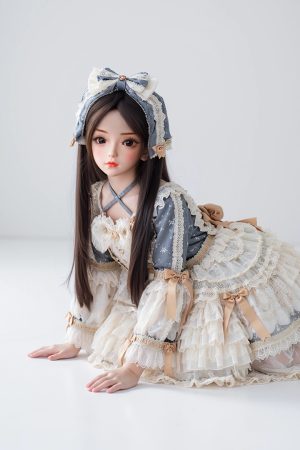 Cheryl – 60cm (1.97ft) Mini Sex Doll with Soft TPE Skin and Petite Maid Cosplay Design - Image 9