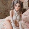 Audrey 68cm TPE Doll Front View – Petite Curvy Full-Body Model with Realistic Texture and European Charm