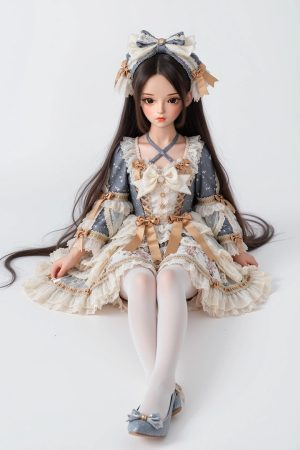 Cheryl – 60cm (1.97ft) Mini Sex Doll with Soft TPE Skin and Petite Maid Cosplay Design - Image 4
