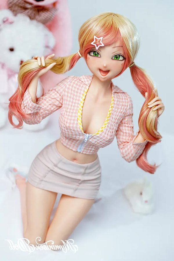 Minmin 85cm silicone anime doll front view with lifelike handcrafted details