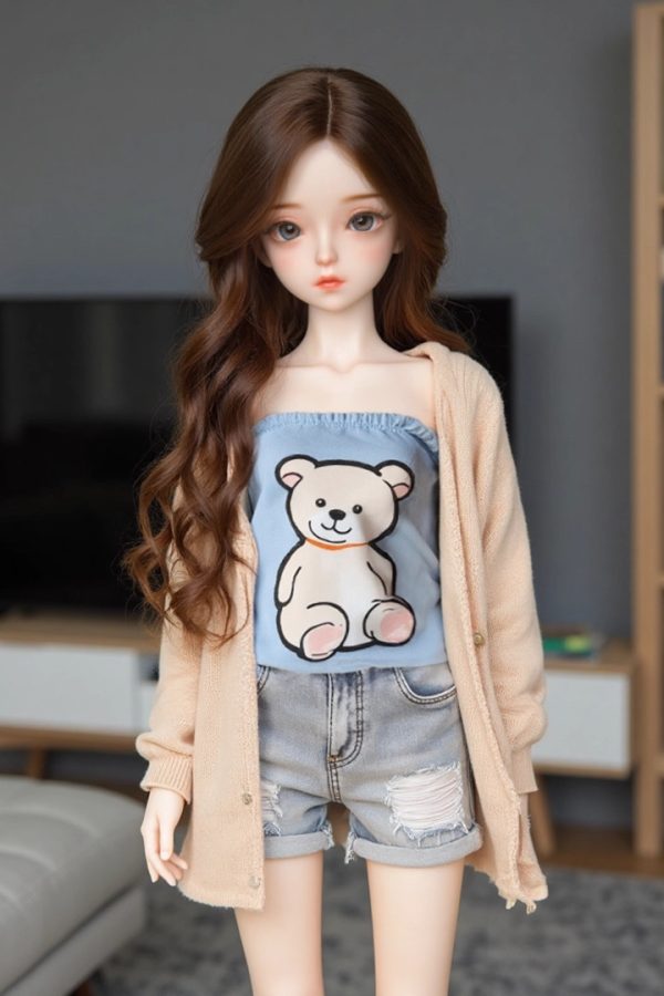 Cherry 60cm anime-style TPE doll front view with realistic details