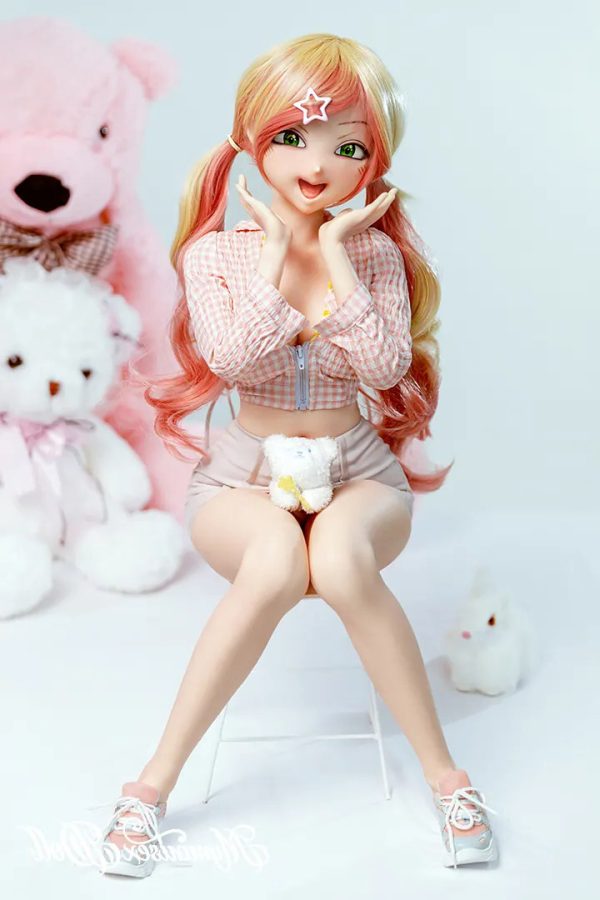 Minmin 85cm silicone anime doll front view with lifelike handcrafted details
