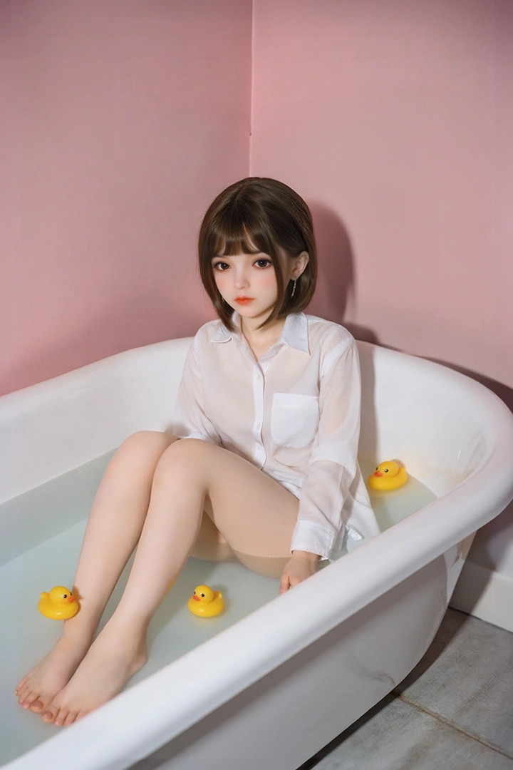 Amber 100cm TPE mini sex doll with youthful curvy body