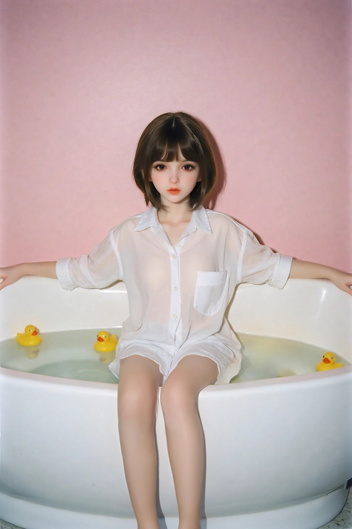 Amber 100cm TPE mini sex doll with youthful curvy body