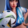 152cm lifelike TPE sex doll Edwina with compact body and athletic-inspired build