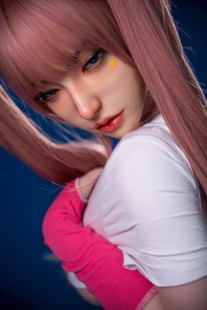 164cm Realistic Full Silicone Sex Doll Goliah – Pink Hair Trendsetter Look, Curvy Bust, Lifelike Proportions with Movable Jaw - Image 39
