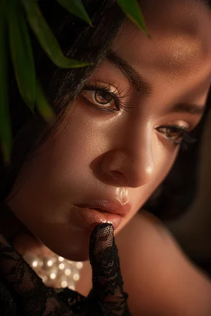 166cm Lifelike TPE Sex Doll Rihanna – Ebony Tone, Slim Body Shape, Balanced Proportions - Image 12