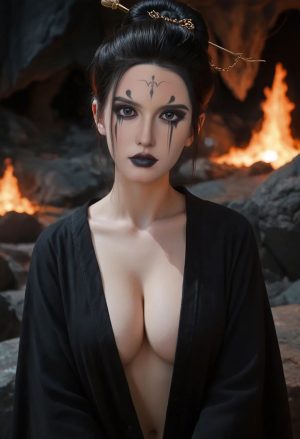 Jing 164cm silicone head TPE sex doll in wukong cosplay style with athletic curves