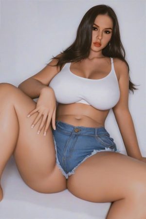 Kim 163cm Curvy TPE Sex Doll with Huge Bust – Casual Chic Look, Heavy Curves & Soft Realism - Image 13