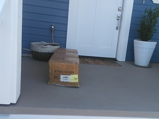 Safe front porch drop-off